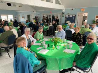 St. Patrick's Day table photo