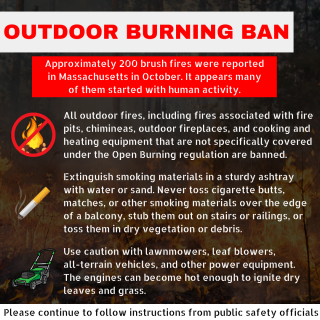 Burn Ban Image - Picture version of post text