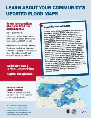 FEMA flood map update flyer