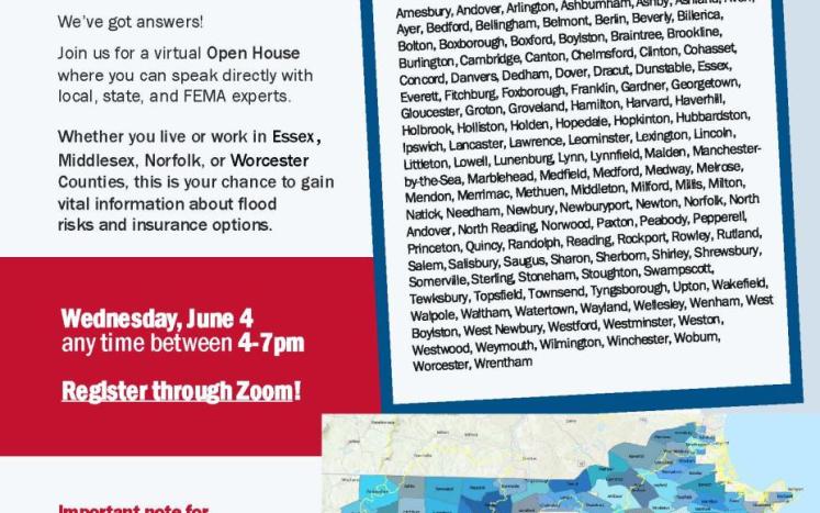 FEMA flood map update flyer