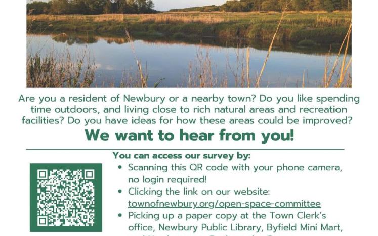 Open Space - Rec Committee Public Meeting Flyer